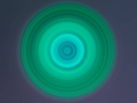 Abstract Radial Motion Blur on a green, gray Background. Circle pattern for label, textiles, garment or brochure design. Background for modern graphic design and text.の写真素材