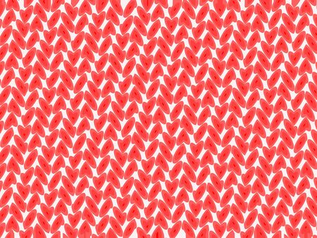 Bright background with little red hearts. Valentine's day background.の写真素材