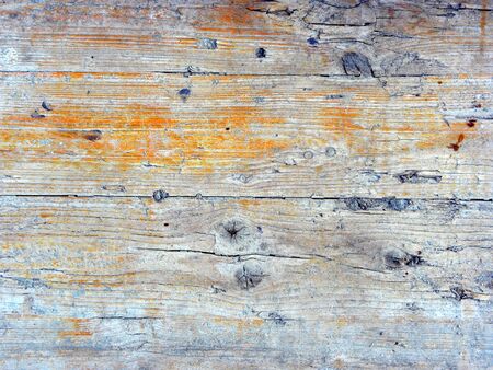 Vintage wood background. Horizontal stripes. Old wood texture with natural patternsの写真素材