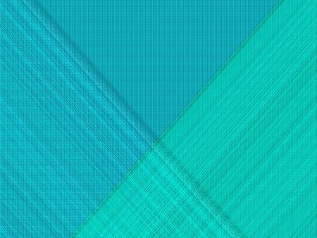 Blue and turquoise thin diagonal lines on a turquoise background. Blue and turquoise thin lines intersect, mesh. Template for web design, presentations, invitations.の写真素材