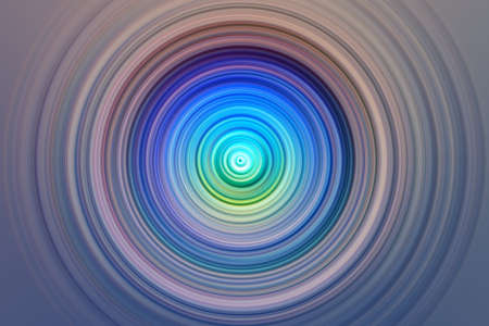 Abstract Radial Motion Blur on a blue, gray, pink Background. Circle pattern for label, textiles, garment or brochure design. Background for modern graphic design and text.の写真素材