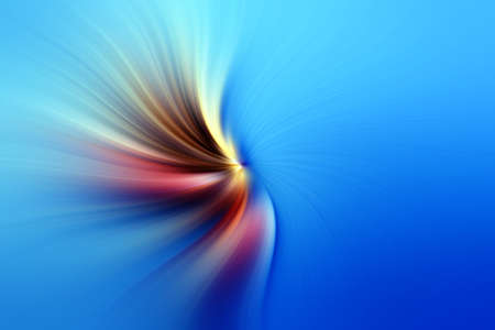 Abstract bright blue and pink twisted background. Glowing blue, pink, yellow swirl textures for banners, posters, websites and other design projects. Color abstraction with swirl effect.の写真素材
