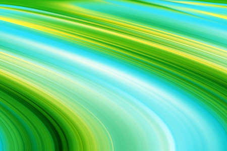 Abstract background with bright blue, green and yellow oblique lines. Blur the decorative blue-green texture. Modern pattern with moving background style and oblique geometric wallpaper.の写真素材
