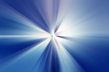 Abstract radial zoom blur surface of blue, lilac and white tones. Abstract lilac blue background with radial, radiating, converging lines.の写真素材
