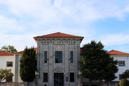 Torres Vedras, Portugal - May 2021: Courthouse in Torres Vedras.のeditorial素材