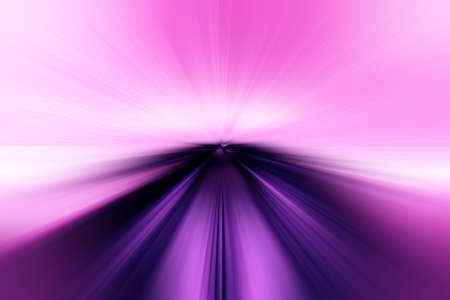 Abstract surface of radial blur zoom in dark lilac and light lilac tones. Bright juicy background with radial, diverging, converging lines.の写真素材