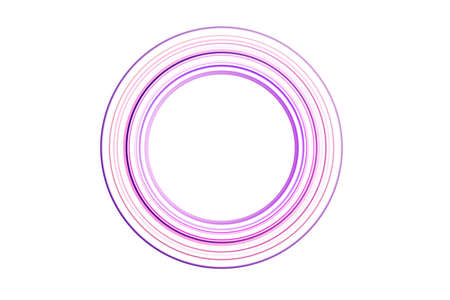 Abstract radial motion blur in pink and lilac tones on a white background. Pink and lilac circles. Background for modern graphic design and text, label design, textile, clothing or brochure.の写真素材