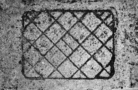 Gray wall texture with diagonal stripes.の写真素材