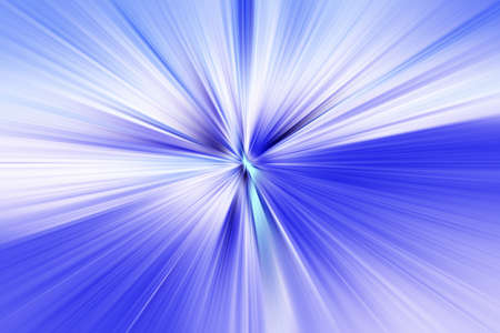 Abstract radial zoom blur surface in light lilac and white tones. Bright glowing lilac background with radial, radiating, converging lines.の写真素材