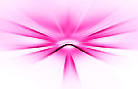 Abstract radial zoom blur surface of pink and white tones. Delicate pink white background with radial, radiating, converging lines.の写真素材
