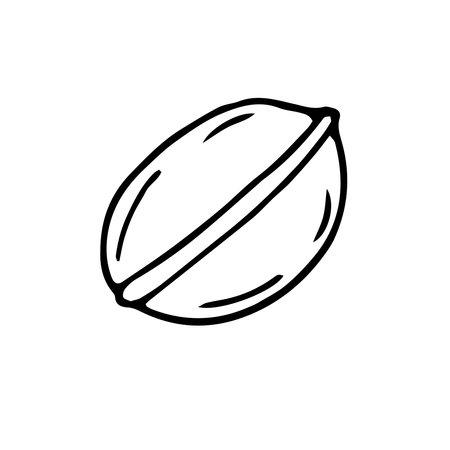 French cake macaroon vector hand drawing doodle illustrationのイラスト素材