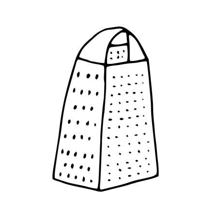 Grater vector doodle illustration outline hand drawing sketchのイラスト素材