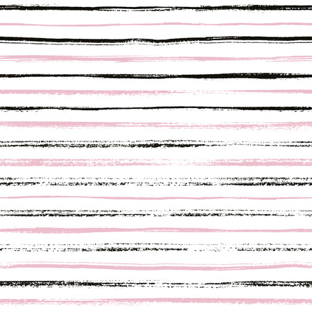 hipster striped seamless pattern. Abstract hand drawn background texture. Stylish doodles. Modern graphic design. Good for wrapping paper and fabric design, Baby Shower, Birthday, Easter, Wedding, Greeting Cards, Mothers Day and scrapbook.のイラスト素材