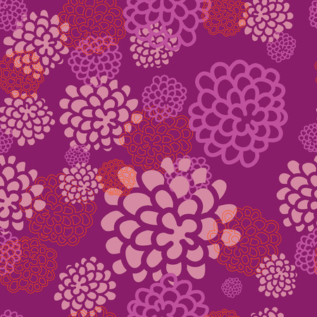 carnation seamless patternのイラスト素材