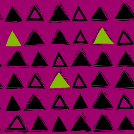 Scandinavian style. seamless abstract pattern with triangles.