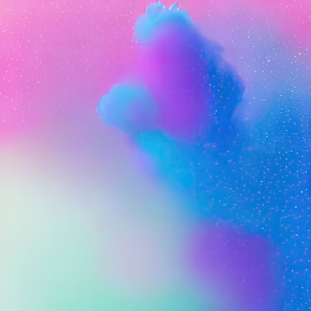 Colorful powder explosion effect, vibrant festival of Holi. generative aiの素材