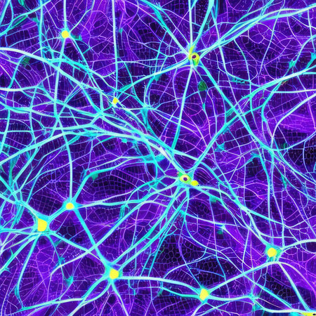 neuron cell network model. Neural net structure. Generative AIの素材