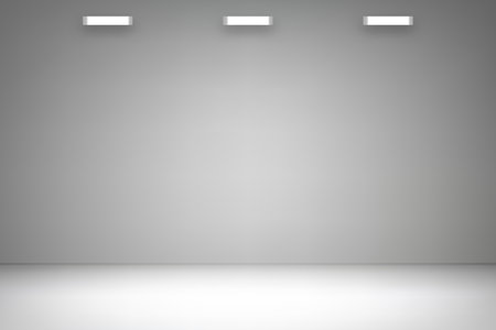 Empty studio room background with spotlight. Template for display or design productのイラスト素材