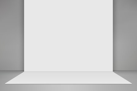 Empty studio room background with spotlight. Template for display or design productのイラスト素材