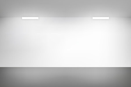Empty studio room background with spotlight. Template for display or design productのイラスト素材