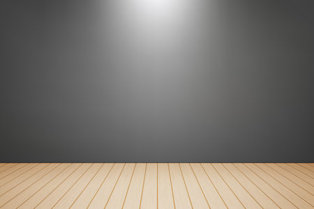 Empty studio room background with spotlight. Template for display or design productのイラスト素材