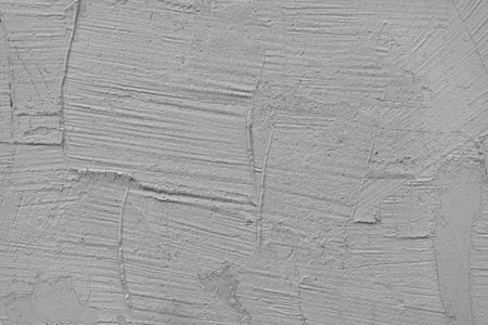 Vintage, old stucco plaster surface background, close up grunge texture of gray painted cement, concrete wall texture. Wallpaper, backdrop, architecture design elementの写真素材