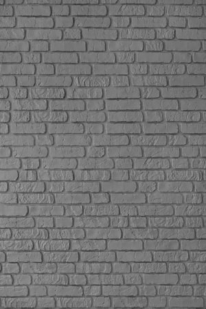 Gray color painted old brick wall texture, architecture brickwork building, masonry of stone blocks...