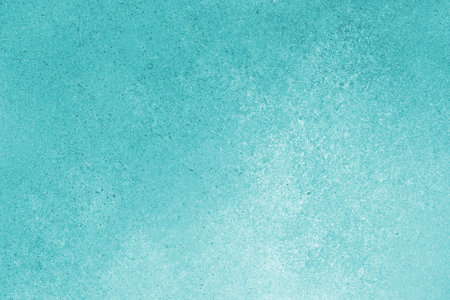 Abstract grungy texture background with different shades of turquoise color. Painted canvas,...
