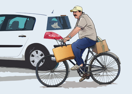 bicyclistのイラスト素材