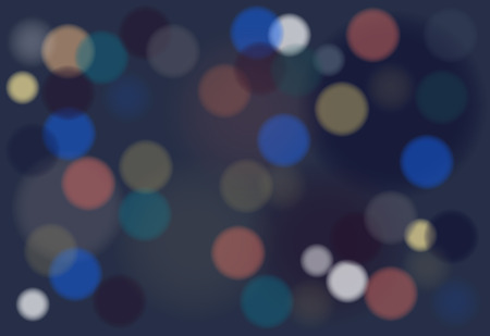 Colored lights on a blue background, vector illustration.のイラスト素材