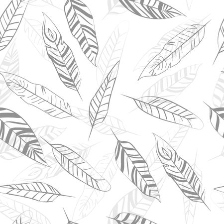 Feather patternのイラスト素材