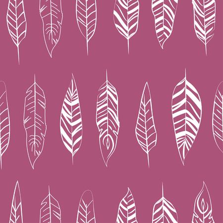 Pattern of feathersのイラスト素材