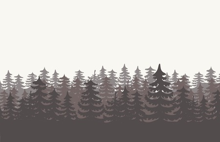 Forest. vector background in brown tones.のイラスト素材