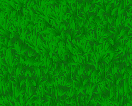 A seamless pattern of green grass background design, vector illustrationのイラスト素材