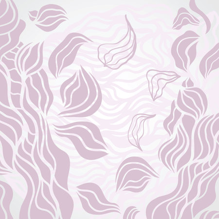 Abstract hand drawn flow background  Vector  Illustration のイラスト素材