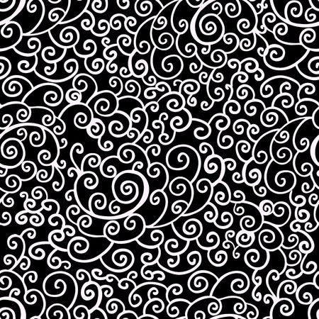 Abstract seamless pattern background  Swirl elements のイラスト素材