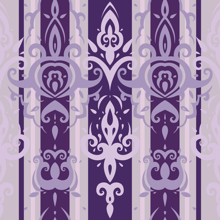 Seamless wallpaper pattern. Elegant Hand Drawn vector pattern.のイラスト素材