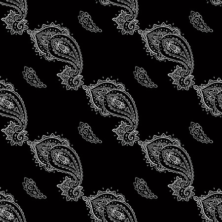 Seamless Paisley background.のイラスト素材
