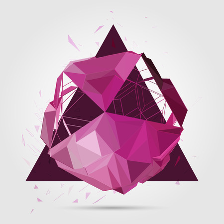 Vector 3D concept illustration.のイラスト素材