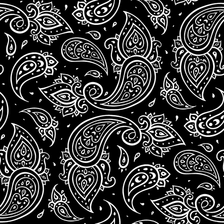 Paisley Ethnic ornament patternのイラスト素材