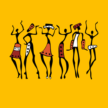 African Beautiful Womenのイラスト素材