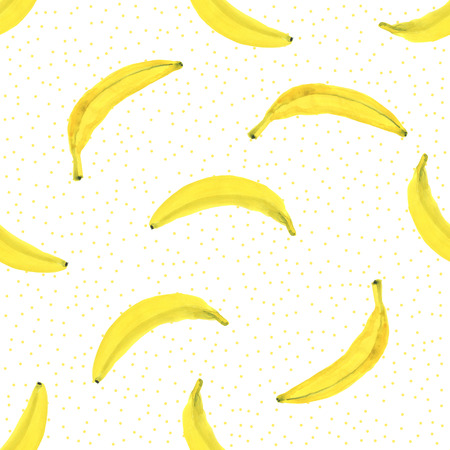 Bananas. Tropical patternの写真素材