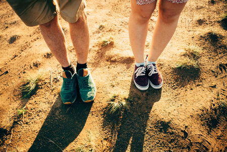 Lovers enjoy life and love each otherの写真素材