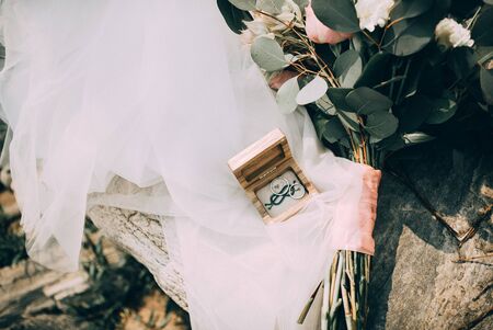 Some moments and details from wedding dayの写真素材