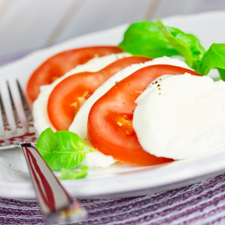 tomato mozzarellaの写真素材