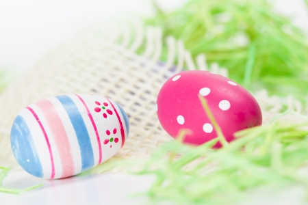 easter eggsの写真素材