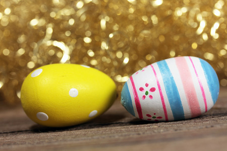 easter eggsの写真素材