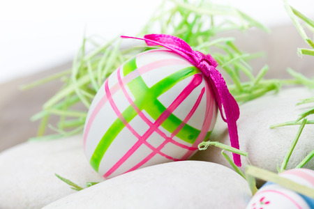 easter eggsの写真素材