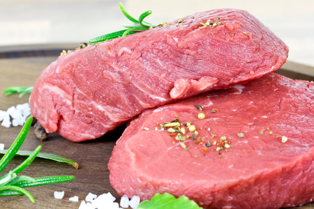 rare steakの写真素材