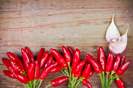 red chili peppersの写真素材